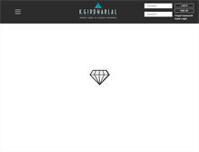 Tablet Screenshot of kgdiamonds.com